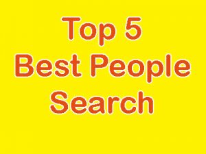 Free Reviews of the people search sites